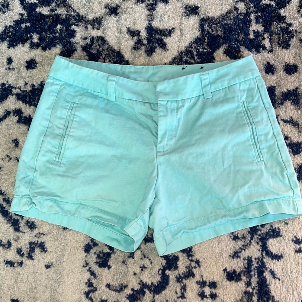 Blue cargo shorts